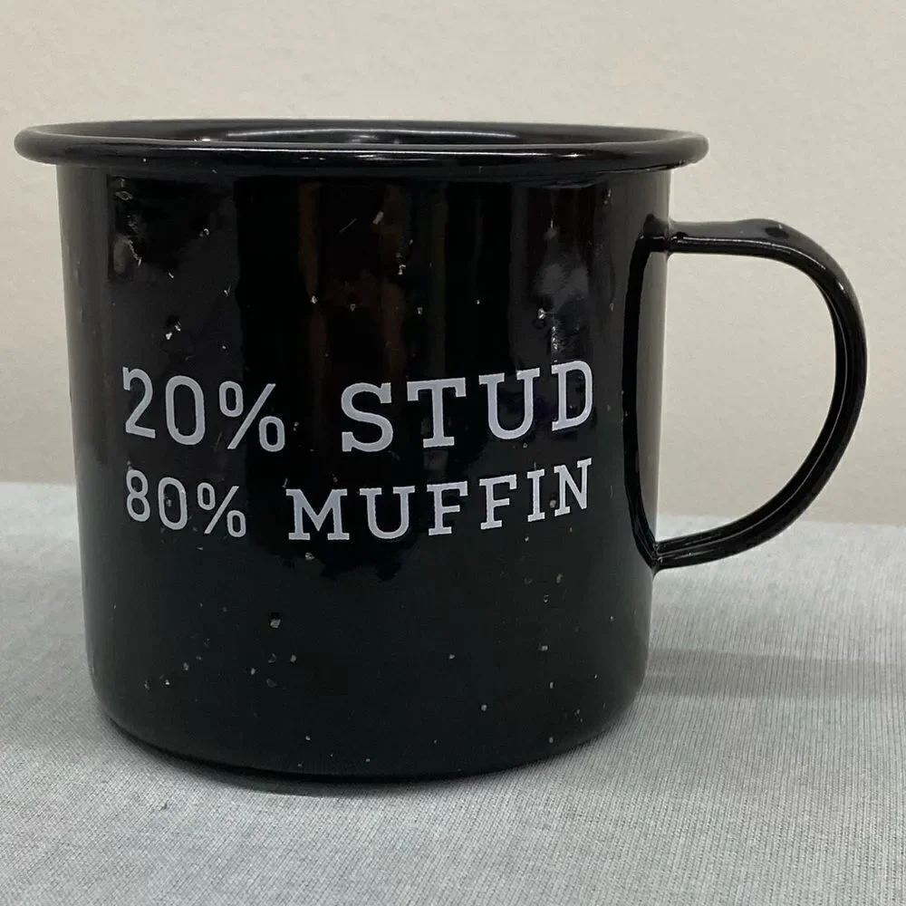 Funny Enameled Metal Mug